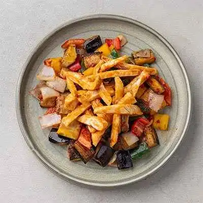 Tunisian Chicken & Harra Vegetables